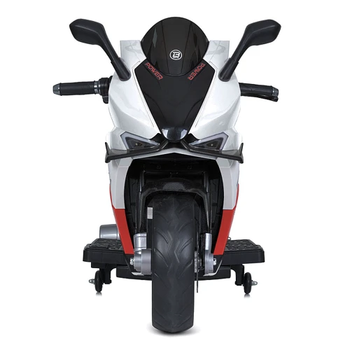 Детский электромотоцикл Bambi белый (M 6013EL-1(24V))