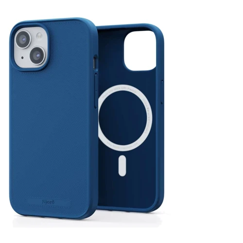 Чехол для iPhone Njord Slim MagSafe Case Blue (NA52GR10) for iPhone 15 Plus: Материалы Пластик