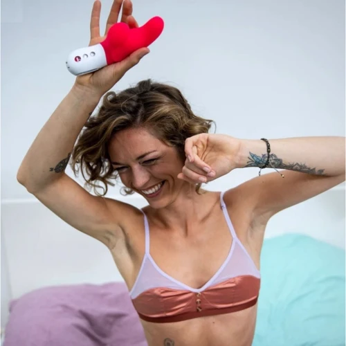 Вибратор-кролик Fun Factory MISS BI pink/white