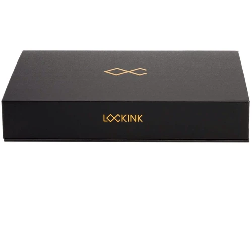 Ошейник с поводком LOCKINK Tied Collar with Leash Set - Black