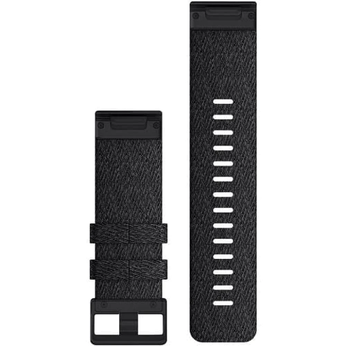 Ремешок Garmin QuickFit 26mm Watch Bands Heathered Black Nylon (010-12864-07): Цвет черный