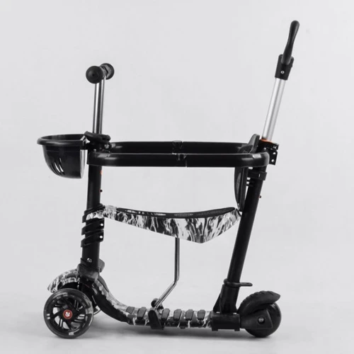 Самокат Best Scooter с защитным бампером черный (S 0203): Тип колес литые