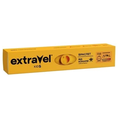 Браслет от комаров Extravel Kids со сменными картриджами 1.8 г от 2-х лет (4820184441552)