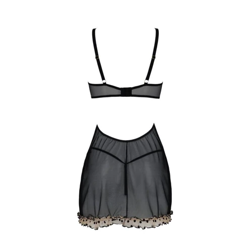 Пеньюар Passion MARINA CHEMISE beige XXL/XXXL