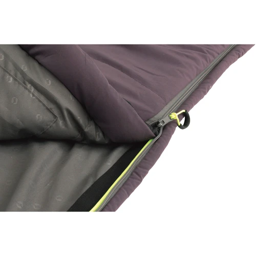 Спальный мешок Outwell Contour Reversible/+2°C Dark Purple Right (230372): Материал внешней ткани Microfibre 230T
