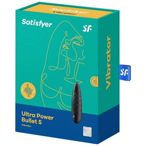 Вибропуля перезаряжаемая Satisfyer Ultra Power Bullet 5 Black