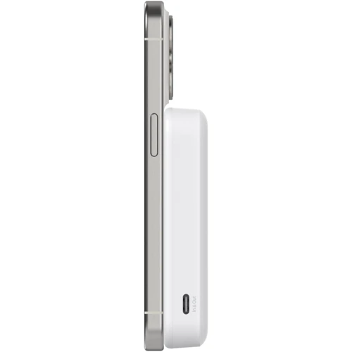 Зовнішній акумулятор Belkin Power Bank 8000mAh MagSafe 15W MagSafe Qi2 White (BPD007BTWH)