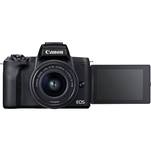 Canon EOS M50 Mark II kit (15-45mm) IS STM Black UA: Змінний об'єктив є (Canon EF-M)