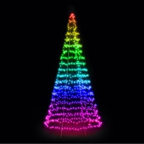 Гирлянда Smart LED Twinkly Light tree RGBW 450 Gen II IP44 высота 3м: Применение для улицы