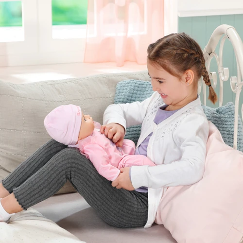 Интерактивная кукла Baby Born Baby Annabell Моя маленькая кроха (706626): Высота, см 43