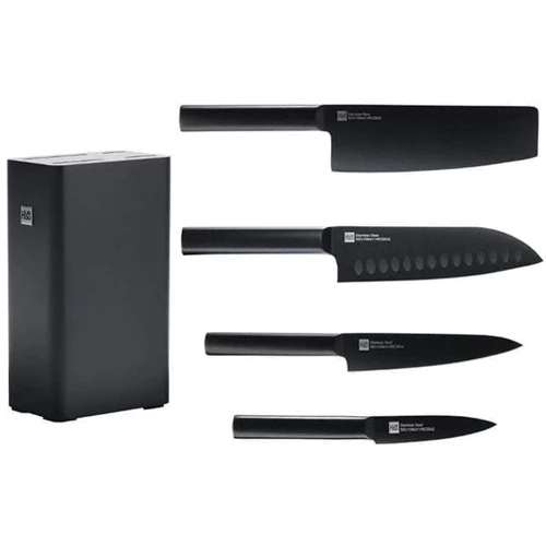 Набір кухонних ножів Xiaomi HuoHou Kitchen Knife Set 5 ін. (HU0076): Матеріал рукояті Нержавеющая сталь