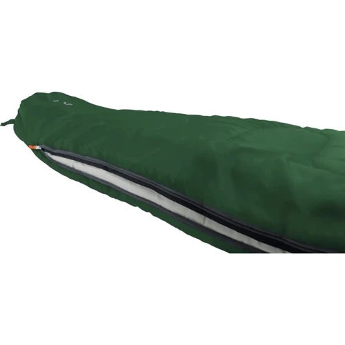 Спальный мешок Easy Camp Tundra 250/-2°C Green Left (240185): Наполнитель 2 x 125 г/м² hollow fibre, 100% полиэстер