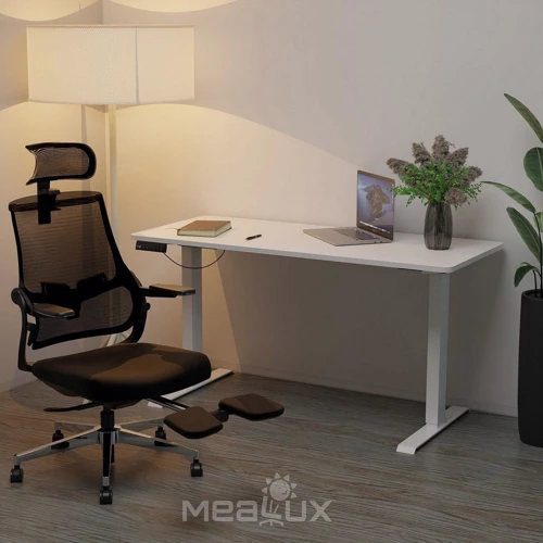 Стол Mealux PowerDesk Duo White с электрическим регулированием высоты (арт. EVO-242 Duo W/W)