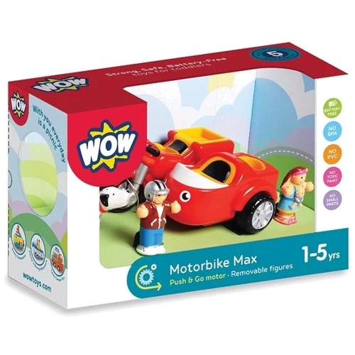 Мотоцикл с коляской Макс WOW TOYS (01022) фото 6