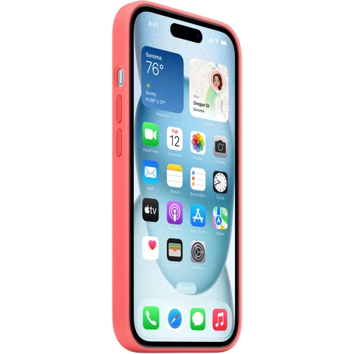 Чохол для iPhone Apple iPhone 15 Silicone Case з MagSafe - Guava (MT0V3ZM/A) фото 6