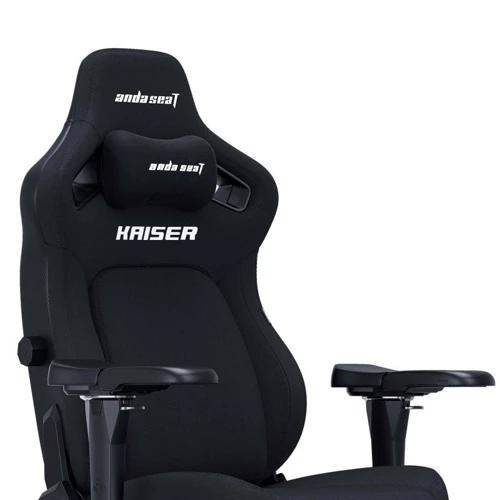 Кресло игровое Anda Seat Kaiser 4 Black Fabric Size L (AD12YDDC-L-20-B-CF) фото 8
