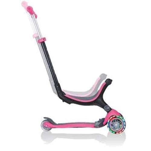 Самокат Globber серии Go up foldable plus розовый, колеса с подсветкой, 20/50кг, 1+ 3 колеса фото 11