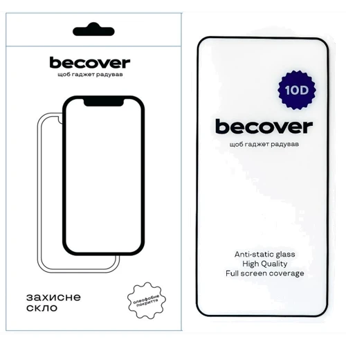 BeCover Tempered Glass Black для Poco F6 Pro (712585): Сумісність Xiaomi Poco F6 Pro