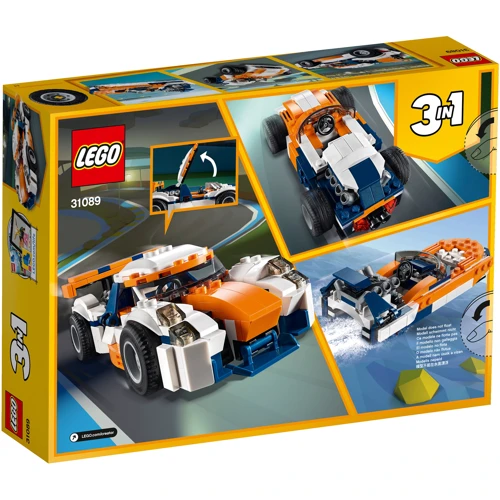 Конструктор LEGO Creator Помаранчевий гоночний автомобіль (31089): Серія Creator