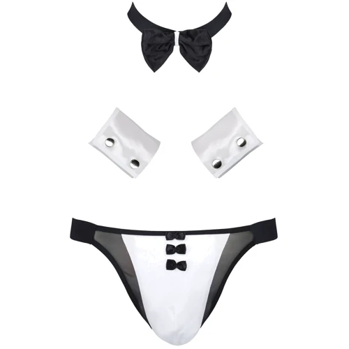 Соблазнительный комплект Passion 036 SET ALFRED black XXL/XXXL