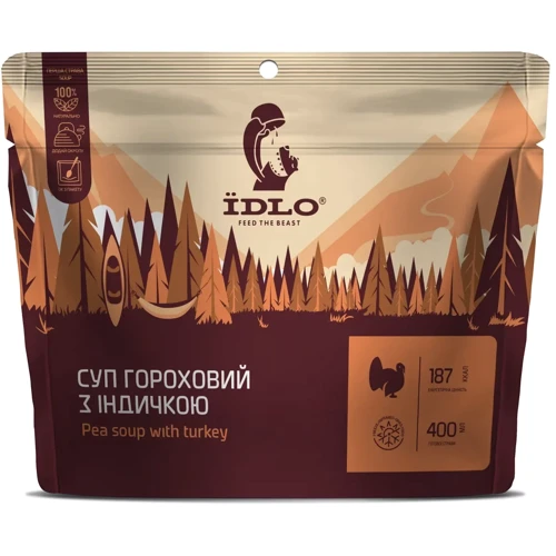 Суп гороховый ЇDLO с индейкой 60 г (4820219970620)