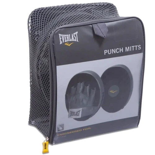 Лапи боксерські Everlast PUNCH MITTS чорний Уні UNI (722341-70-8) фото 1