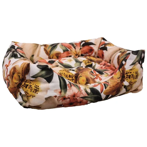 Лежак Croci FRAGRANCE для собак квіти 70x60 см (C2078089)