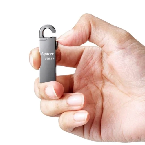 USB-флешка Apacer AH13A 64GB USB 2.0 Silver (AP64GAH13AS-1): Обсяг пам'яті 64 GB
