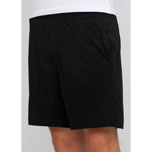 Шорты H&M 6548428 L черные: Посадка Средняя талия
