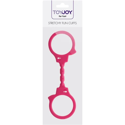 Наручники Toy Joy Stretchy Fun Cuffs Pink (розовые)