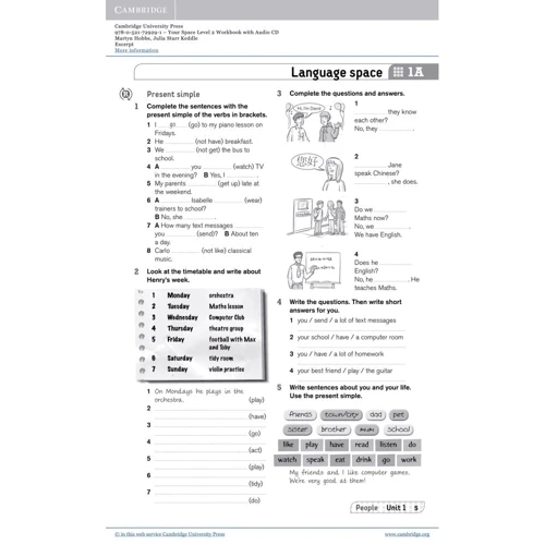 Your Space 2: Workbook with Audio CD: Обкладинка Мягкая