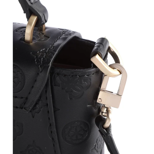 Женская сумка-cэтчел Guess Bea Mini Top Handle Flap черная (HWVS8132780-BLA): Страна производитель США
