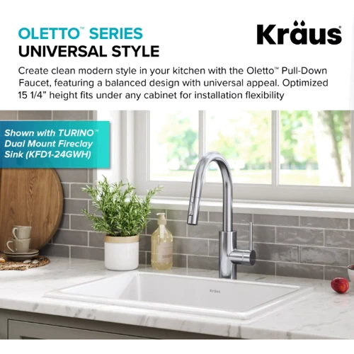 Змішувач для кухонного миття Kraus KPF-2620CH