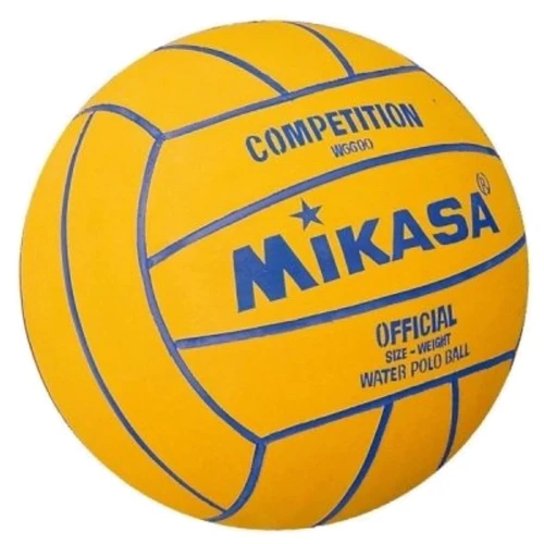Мяч для игры Mikasa Competition (W6600) UNI yellow/marine: Вид Футбольные