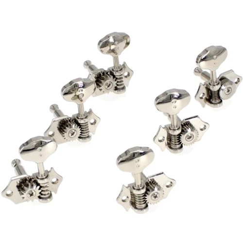 Колок Колки для гитары GRAPH TECH PRN-3422-N0 Acoustic 3+3 Butterbean Button Nickel