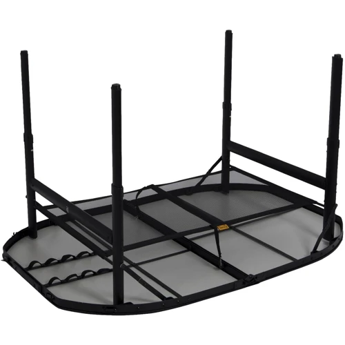 Стол Bo-Camp Northgate Oval 120x80 cm Black/Grey (DAS302568): Конструкция Раскладной