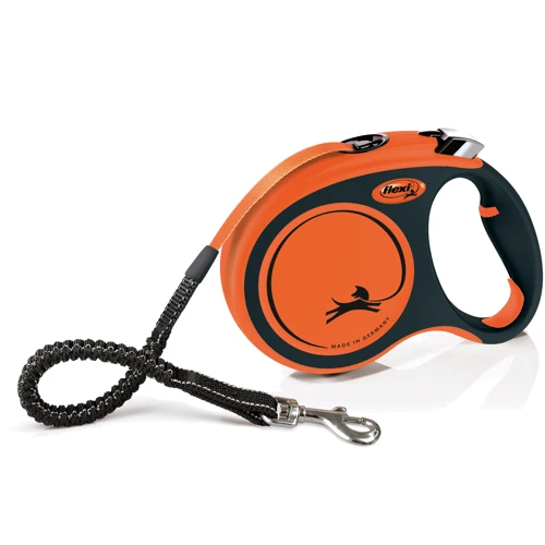 Поводок-рулетка Flexi Xtreme S лента 5 м до 20 кг оранжевый (34200)
