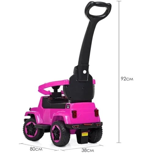 Каталка-толокар Bambi Racer Полиция розовый (M 4288-8)