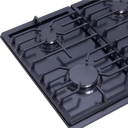 Варочная поверхность газовая WEILOR GM 624 BL: Количество конфорок 4