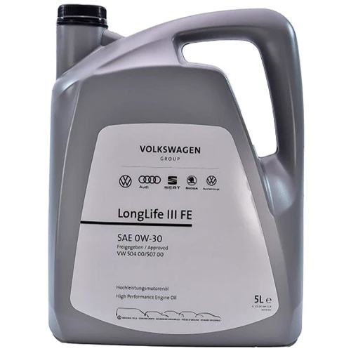 Моторное масло VAG Longlife III FE 0W-30 5л GS55545M4: Тип Синтетическое
