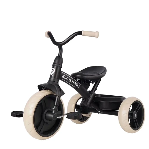 Велосипед QPLAY трехколесный детский Elite Pro Black (T10-BEliteProBlack): Рекомендуемый возраст от 2 лет