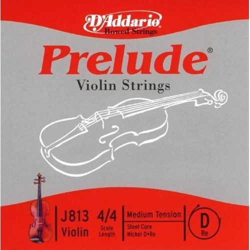 Струна D`ADDARIO J813 4/4M Prelude D 4/4M: Назначение Для скрипки