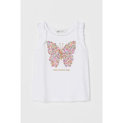 Майка H & M 2212-8061921 110-116 см біла