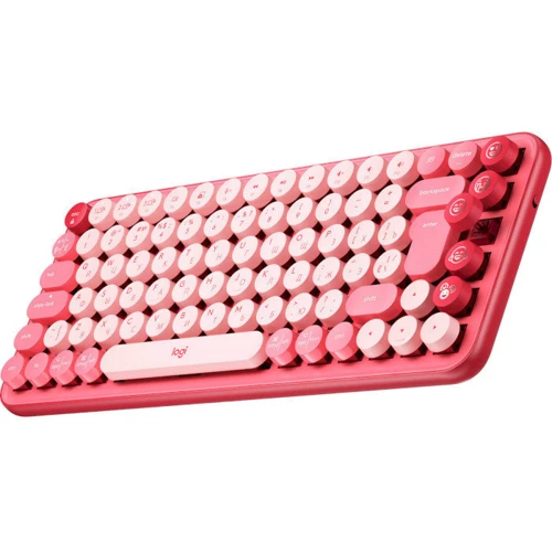 Клавіатура Logitech POP Keys Wireless Mechanical Keyboard Heartbreaker Rose (920-010718): інтерфейс підключення Bluetooth