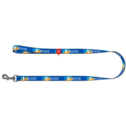 Поводок WAUDOG Nylon рисунок Флаг 20 мм 122 см синий (4920-0229): Тип Поводок