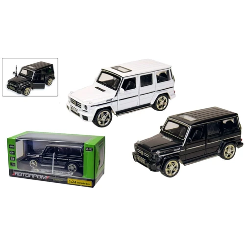 Машинка металл 7665 АВТОПРОМ, 1:24 Mercedes-Benz G, 2 цвета: Производитель АВТОПРОМ