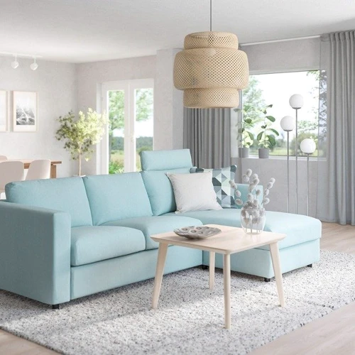 Трехместный диван c шезлонгом ІКЕА Vimle Saxemar (s99399133) фото 1