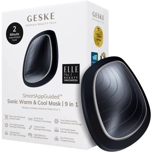 Ультразвукова маска тепло та холод GESKE Sonic Warm&Cool Mask 9в1 black
