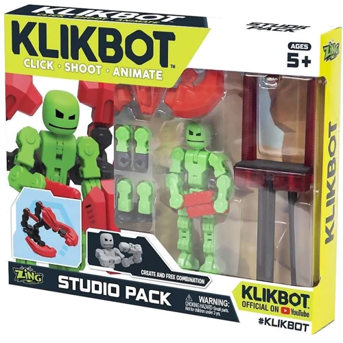 Игровой набор для анимационного творчества Klikbot S1 – Студия красная (TST2600R): Пол Унисекс