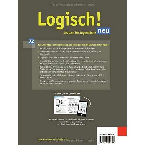 Logisch! neu A2 Deutsch fur Jugendliche: Arbeitsbuch mit Audios zum: Виробник Klett
